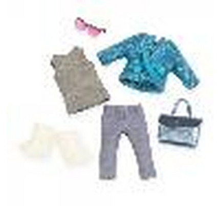 LORI 6" DOLL FURRY COAT OUTFIT