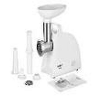 Ardesto meat grinder, 1700W, 1.6kg/min, 2 cutting plates, sausages nozzle, plastik, white