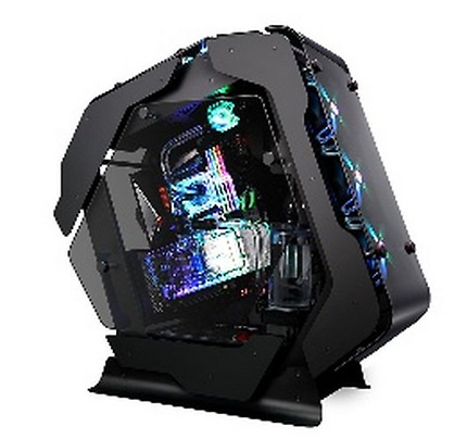 Zalman PC case Z-MACHINE 500 without PSU, 2xUSB3.0, 2xUSB2.0, 1xUSB 3.1 Type-C, 5x120mm ARGB, VGA 400mm, LCS ready, TG Side Panel, ATX, black